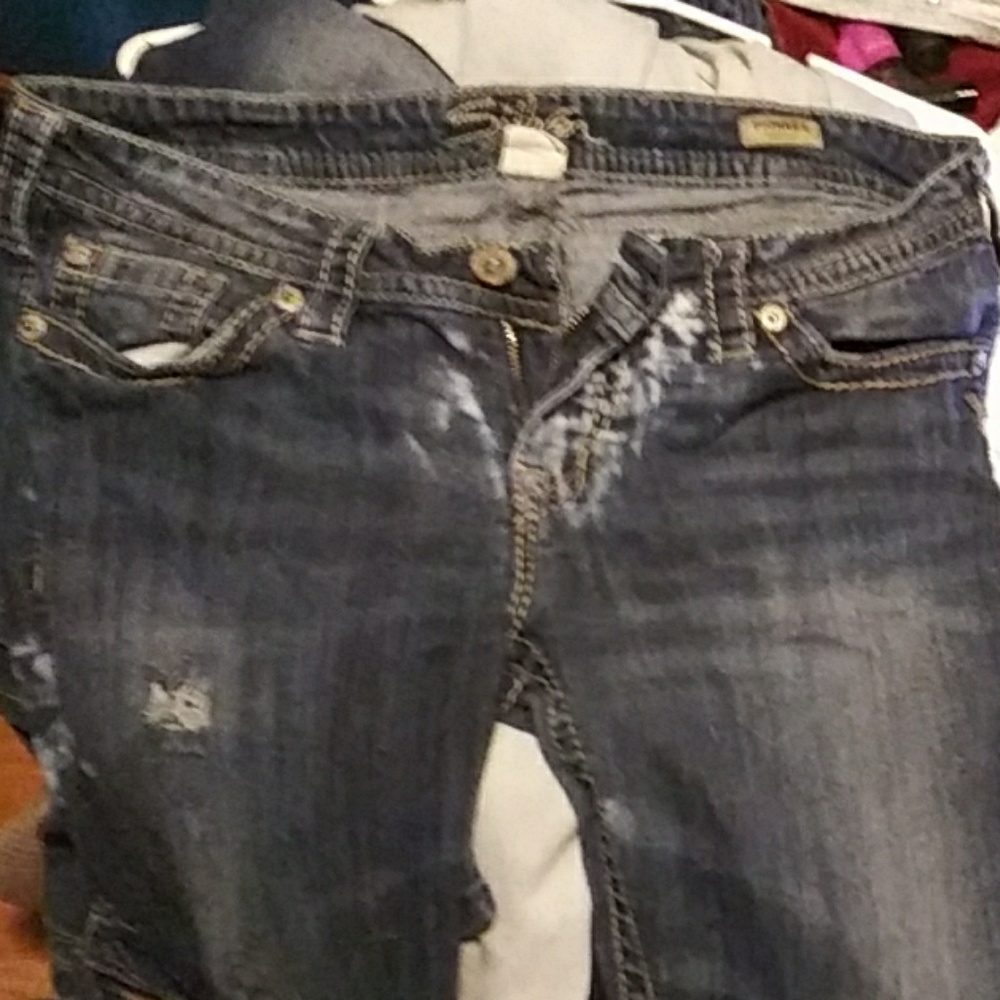 Silver jeans